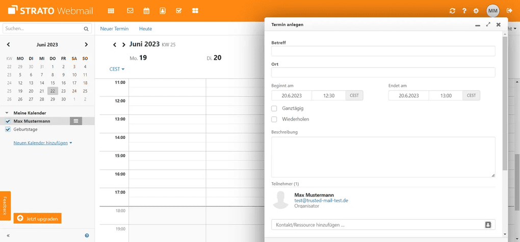 STRATO E-Mail Erfahrungen 2025 » Test, Details & Features