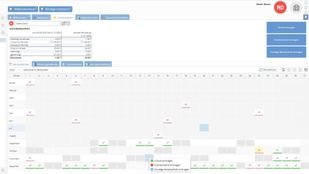 Anträge lassen sich über den Kalender und einzelne Felder stellen