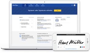 DocuSign bietet eine übersichtliche und einfach zu bedienende Oberfläche sowohl im Browser als auch in der App