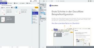 Die Hauptansicht von DocuWare