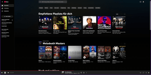 Deine persönliche Zentrale für Lieblingssongs, neue Entdeckungen und maßgeschneiderte Mixe auf einen Blick.