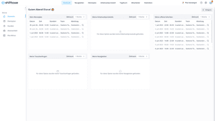 Dein übersichtliches Start-Dashboard informiert dich über alles, was wichtig ist