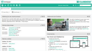 Mit ClubDesk haben Sie alle Informationen und Daten zu Verein und Mitgliedern immer im Blick