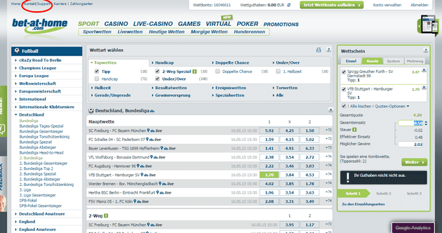 Ungünstige Platzierung der Hilfefunktion
