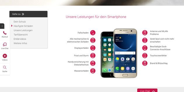 In diesen Schadensfällen greift Sofortschutz