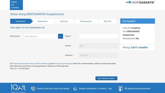 Wertgarantie Test Kosten Bewertungen Alternativen 21