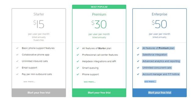 Manche Provider rechnen pro User oder Verbindung ab