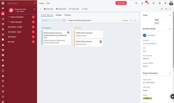 HaloPSA vereint ein Ticketsystem mit integriertem Projektmanagement und vielem mehr