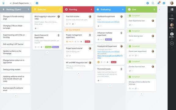 In MeisterTask erstellen Sie individuelle und flexible Kanban-Boards ganz nach Ihren Wünschen