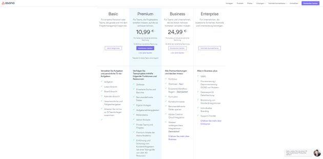 Viele Projektmanagement-Tools wie Asana basieren auf einem Freemium-Modell
