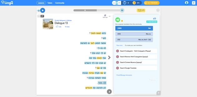 Mit LingQ festigen Sie schnell Ihr Lese- und Hörverständnis und schulen sich so für Zeitungen und Bücher