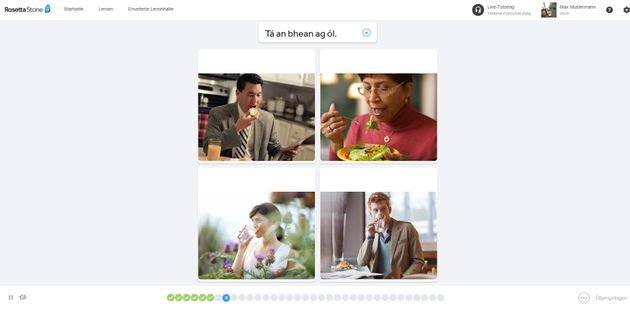 Mit einem Online-Irischkurs lernen Sie in kurzen abgeschlossenen Lektionen wichtige Vokabeln und mehr