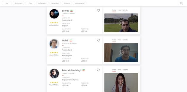 Auf Italki finden Sie professionelle Lehrkräfte sowie Community-Mitglieder, mit denen Sie Tandem-Partnerschaften knüpfen können
