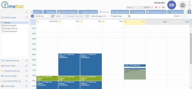 Sehen Sie im zentralen Teamkalender immer, was gerade in Ihrem Unternehmen los ist und wann welche Mitarbeiter:innen verfügbar sind