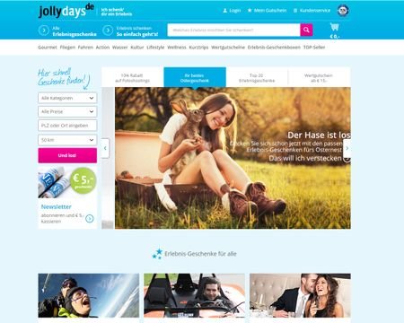jollydays Startseite