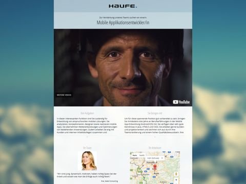 Mit Haufe Bewerbermanagement erstellen Sie responsive und ansprechende Stellenanzeigen