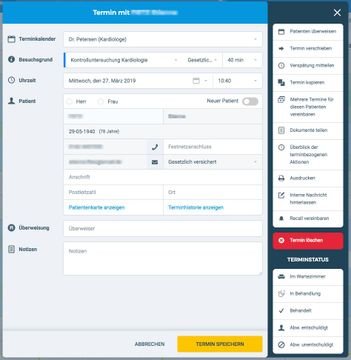 Alle Termine im Blick. Mit Doctolib Pro haben Sie die wichtigsten Infos immer sofort zur Hand