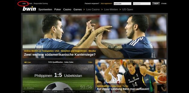 Ungünstig platzierte Hilfe