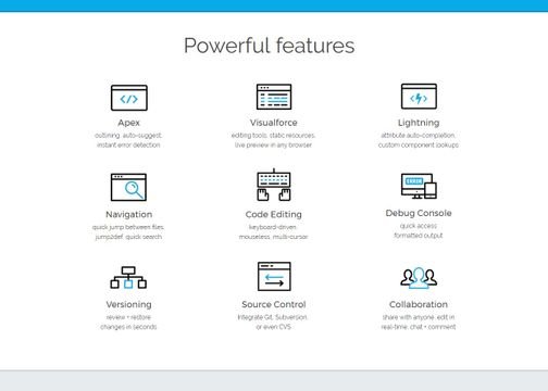 Entdecken Sie zahlreiche Features im Cloud IDE.