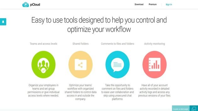 pCloud Business wartet mit zusätzlichen Features für die Team-Kommunikation auf