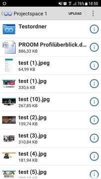 PROOM bringt auch mobile Apps für iOS und Android mit