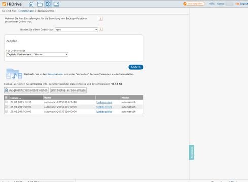 Strato Backupmanager
