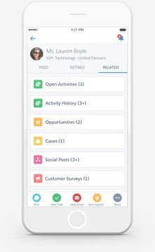 Die Salesforce1 Mobile App hilft Ihnen, auch unterwegs immer über alles informiert zu sein