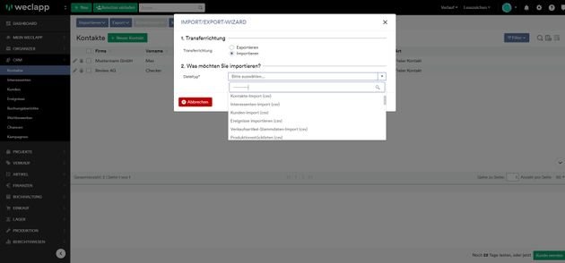 Der Dateiimport per CSV geht schnell und einfach, muss aber für jede Datenbank einzeln erledigt werden