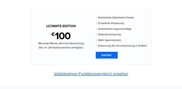 Die Ultimate-Edition für mehr als 100 Benutzer ist nur im Jahresabo verfügbar