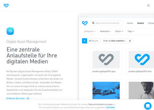 Sämtliche Medieninhalte an einem Ort