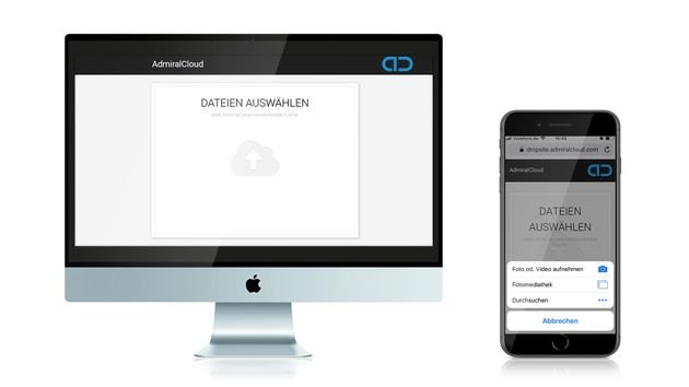 Mit den Dropsites ist der geplante Upload von Dateien kein Problem