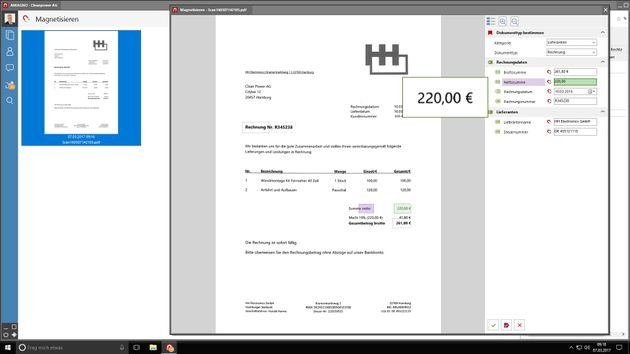 Mithilfe von AMAGNO Workflows automatisieren Sie Prozesse wie den Rechnungseingang
