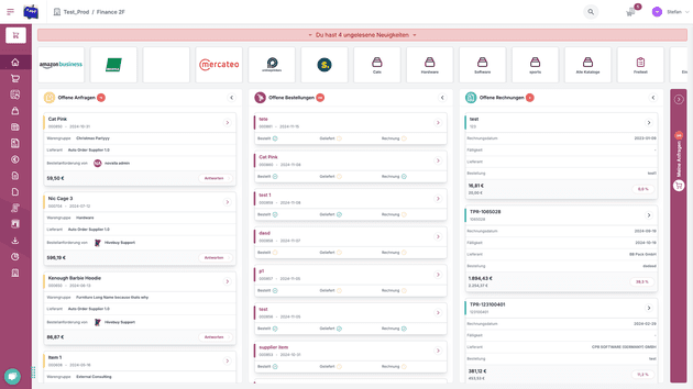 Mit hivebuy hast du alle deine Einkaufprozesse und Bestellungen immer im Blick