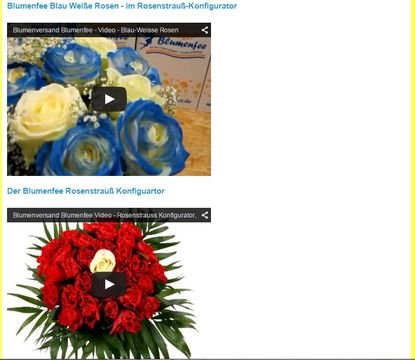 Die Online-Videos der Blumenfee