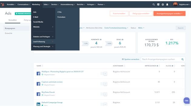 HubSpot Marketing Hub Erfahrungen 2025 » Test, Details & Features