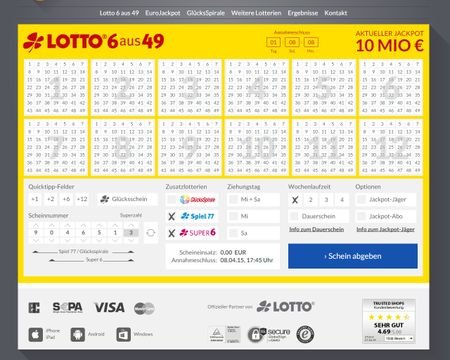 Lottoschein AusfГјllen Kosten Lottoschein AusfГјllen Kosten