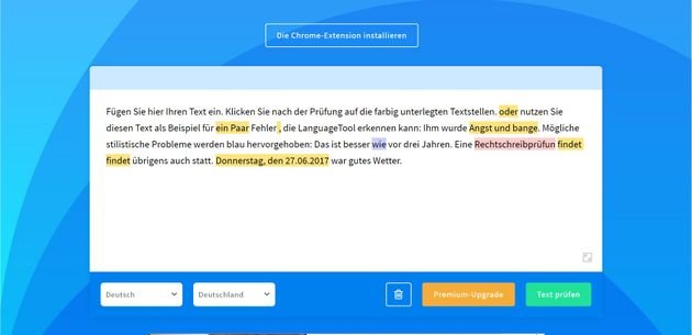 Das Open Source Tool Language Tool behält immer ein kritisches Auge auf euren Text
