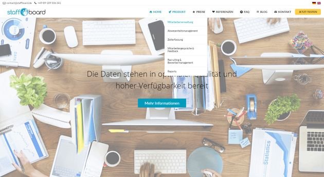 Mitarbeiterverwaltung ist ein Teilbereich von HR Komplettlösungen