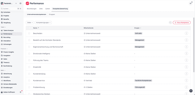 Erstellen Sie Beurteilungen und greifen Sie dabei auf eine große Bandbreite von Vorlagen zurück