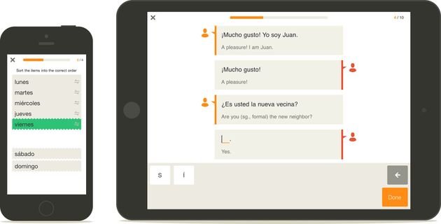 Auch mobil weiterlernen - mit den Babbel Apps für iOS und Android kein Problem