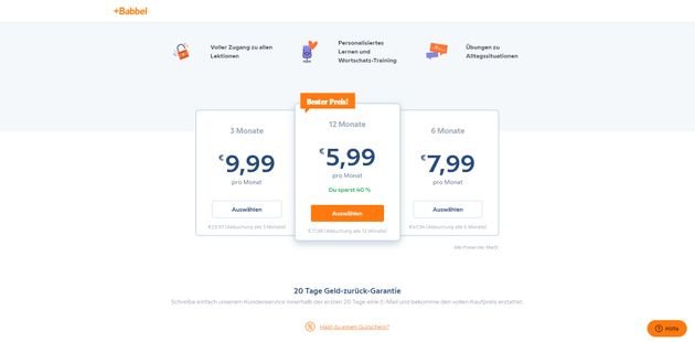 Babbel Kosten - das bezahlen Sie für Ihre Babble-Sprachkurse