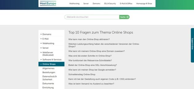 Im Hilfebereich finden Sie Anleitungen und Antworten auf die häufigsten Fragen