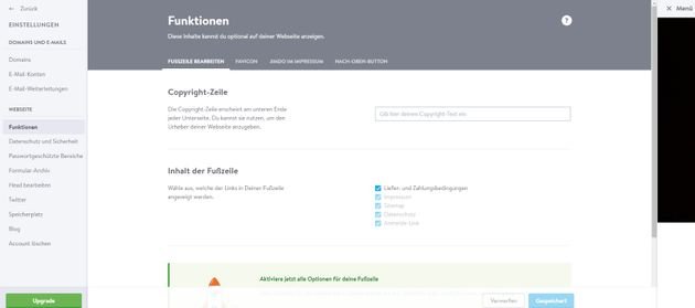 Das JimdoShop-Backend im Überblick