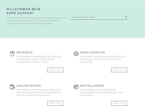 Im Online-Hilfebereich von SUPR finden Sie schnelle Hilfe und Antworten auf häufige Fragen