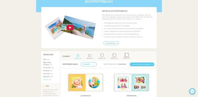 Das Colorland Echtfotobuch kommt mit Layflat-Bindung und starkem Fotopapier