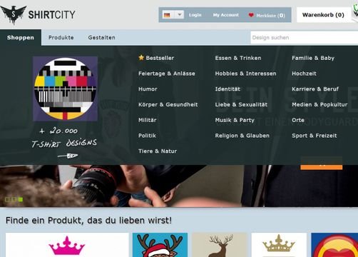 Startseite mit Reiteransicht