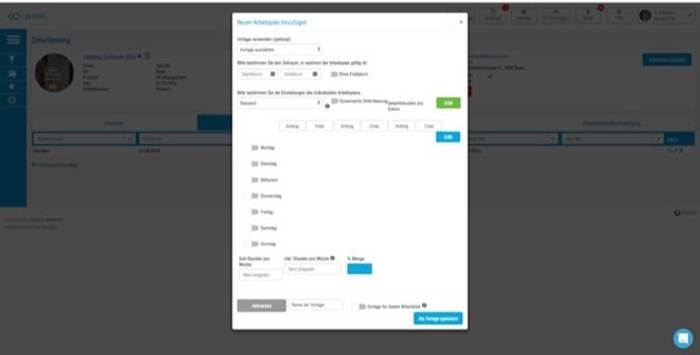 In jacando Track erstellen Sie individuelle Arbeitspläne für jeden einzelnen Mitarbeiter