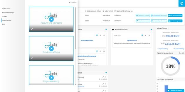Gibt es mal Probleme, konsultieren Sie einfach die Video-Tutorials von Jephi