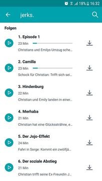 Mithilfe der Download-Funktion laden Sie Videos einfach auf Ihr mobiles Gerät herunter