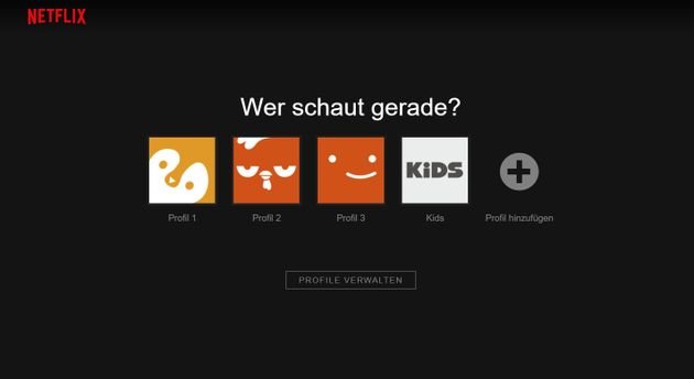 Bei Netflix richten Sie individuelle Profile für jeden einzelnen Nutzer ein